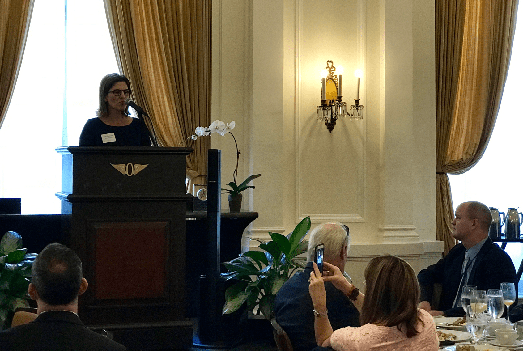 Fay Zenoff was honored at Alta Mira's Miracles Breakfast